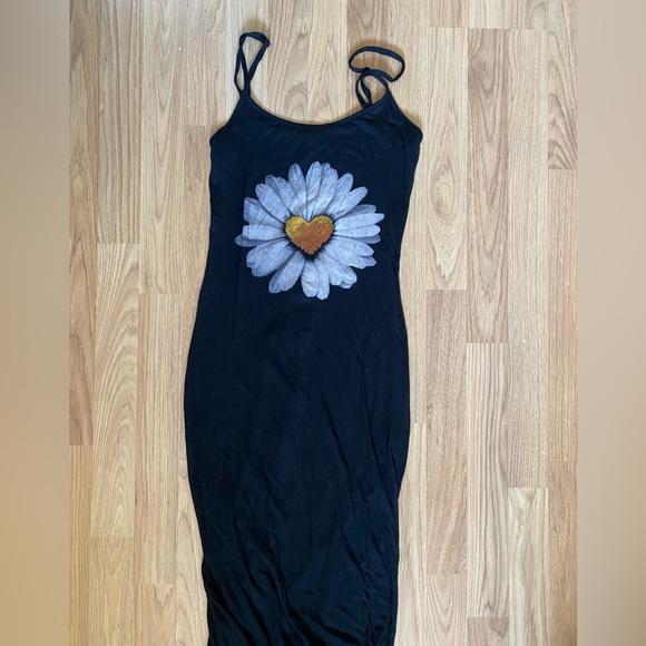 Black summer maxi dress - Picture 1 of 3